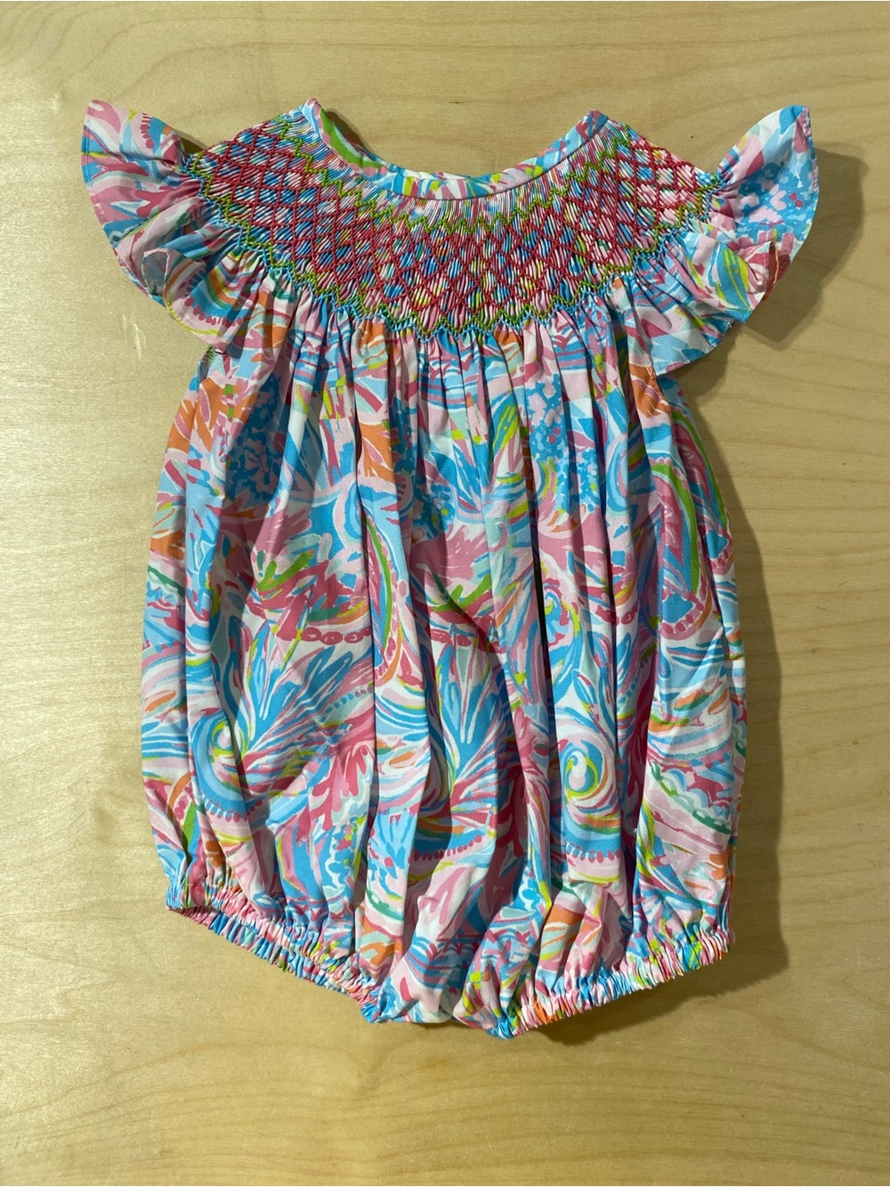 Punkin' Patch Pink & Blue Floral Children's Jumper 2T (RN)